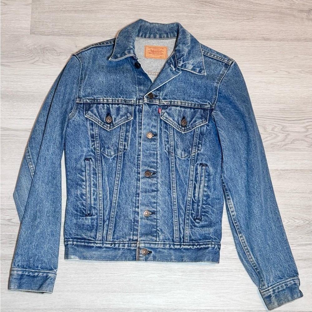 Levi's Denim Trucker Jacket Type lll Made in U.S.A. Size 36L 71506 0217